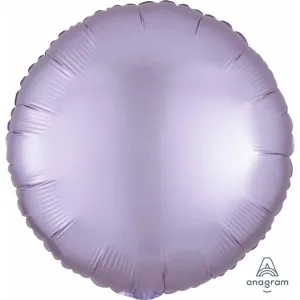 18" Round Lilac Satin Tablecloth Set - Pack Of 18
