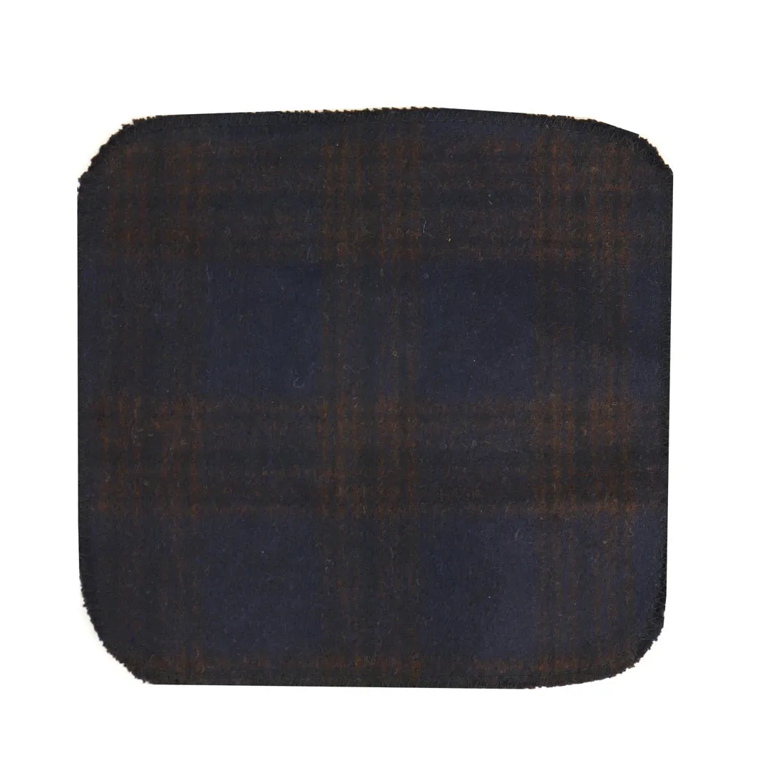 281 - Men's Herringbone Tweed Wool Tie & Hankerchief 2"