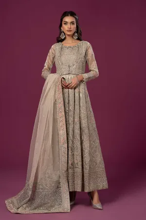 3 Piece Embroidered Net Suit | SF-EF24-25