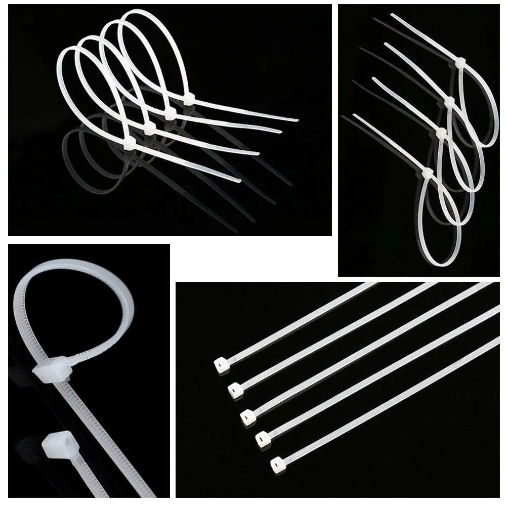 650 pc Nylon Zip Ties Cable Wire Ties Adjustable Self-Locking Multi-Color for Home,Outdoor,Office