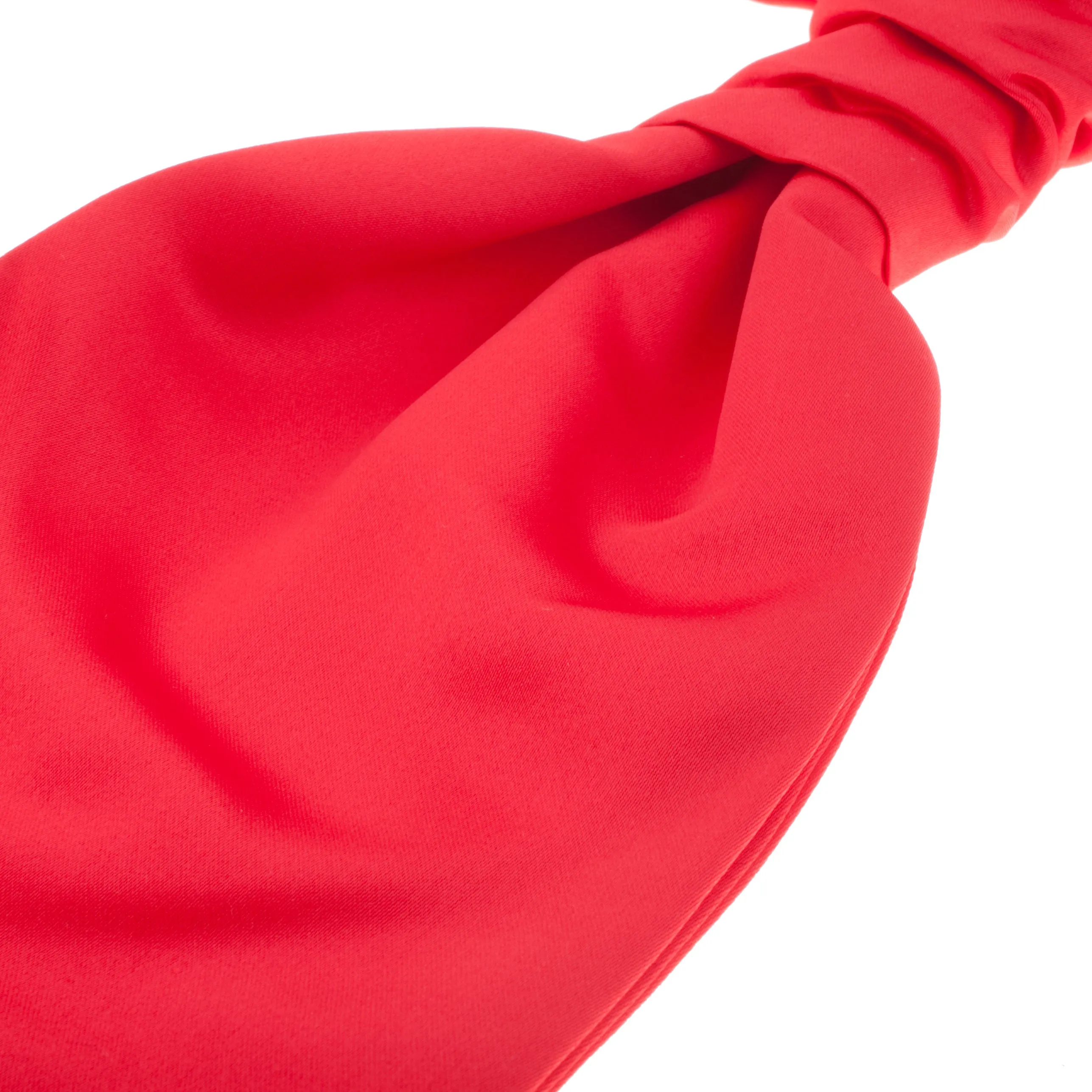 Adults Ruche Tie Scarlet