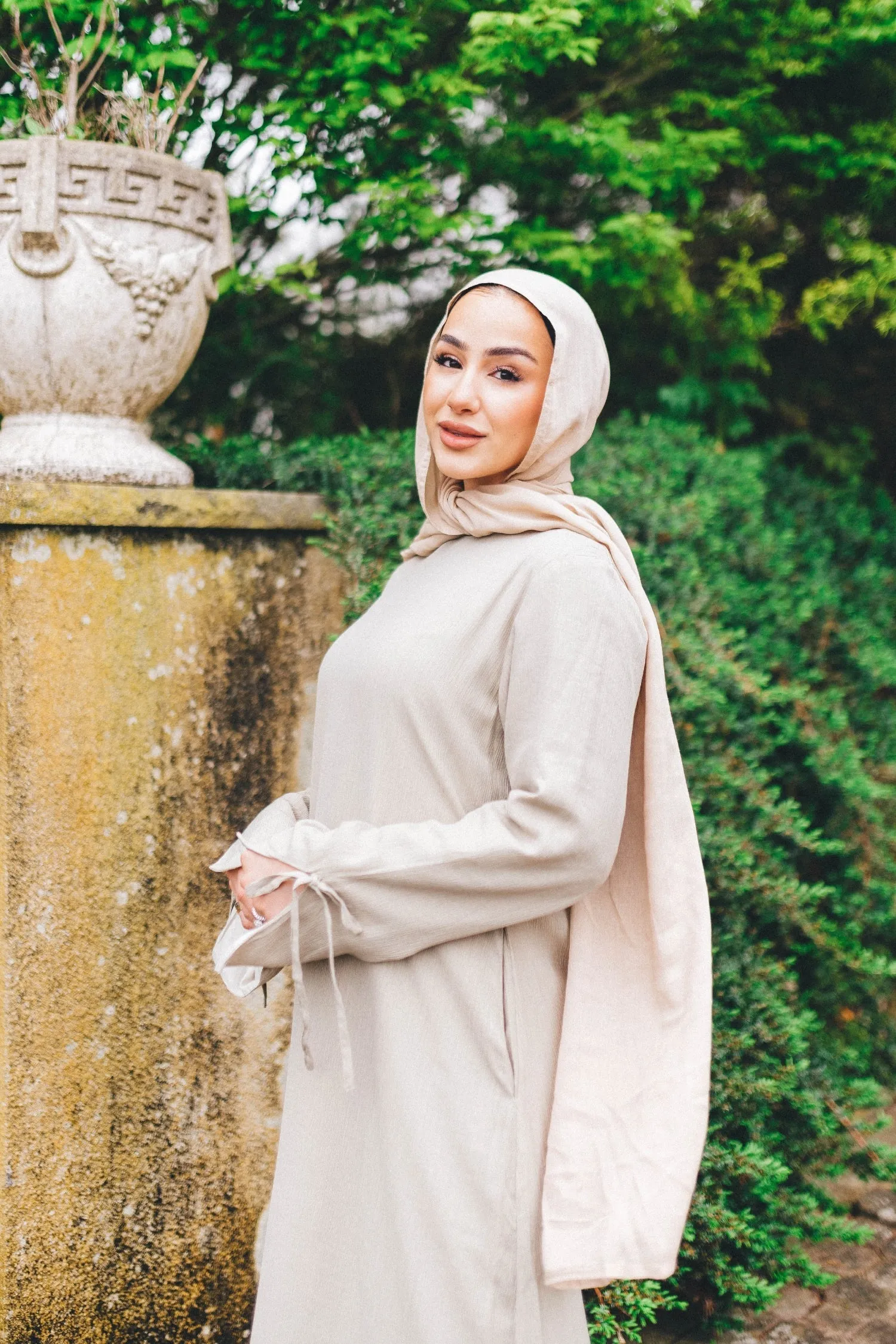 Amara Textured Maxi Dress- Light Sage
