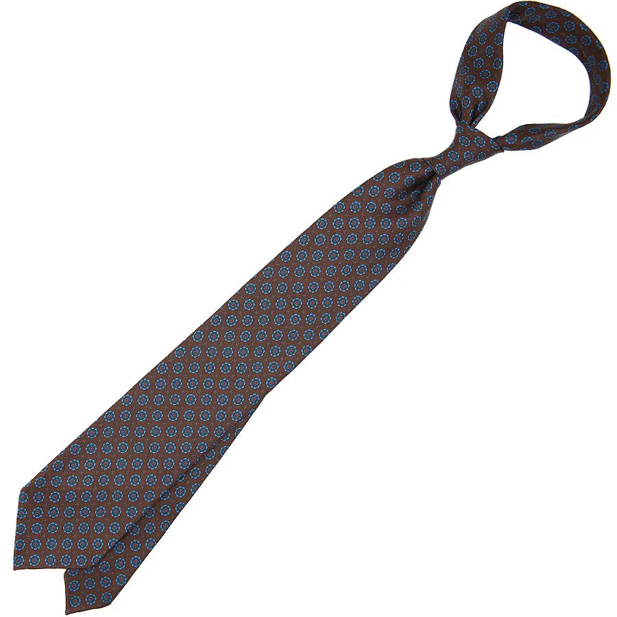 Anniversary Collection - Ancient Madder Silk Tie - Brown