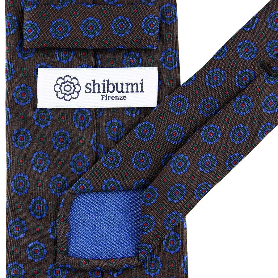 Anniversary Collection - Ancient Madder Silk Tie - Brown