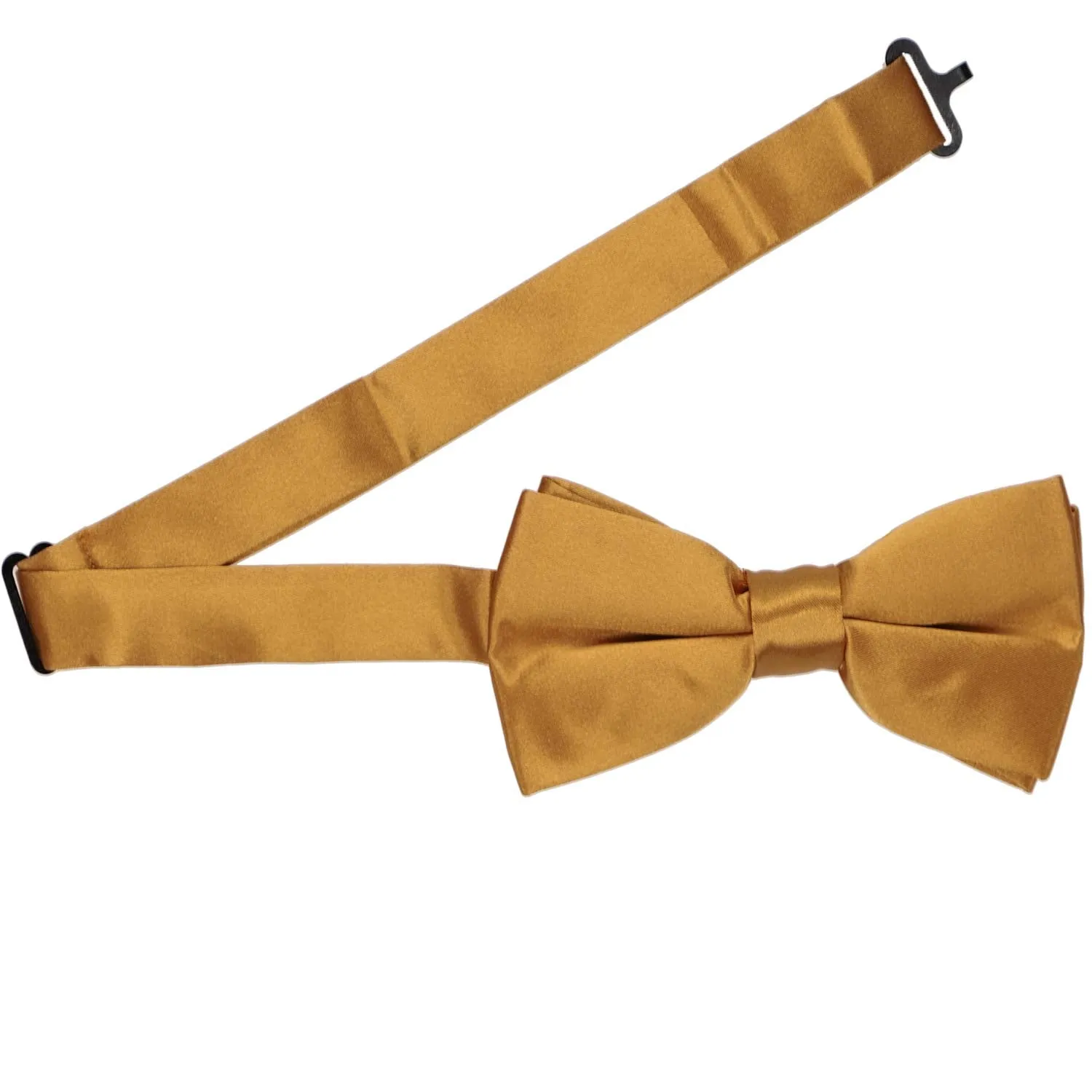 Antique Gold Band Collar Bow Tie