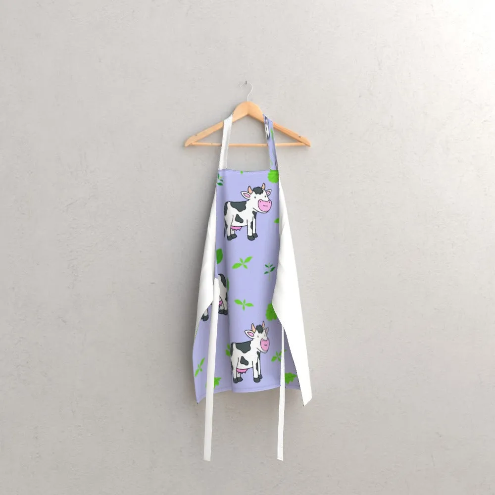 Apron - Cows Violet