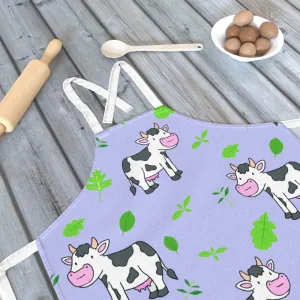 Apron - Cows Violet