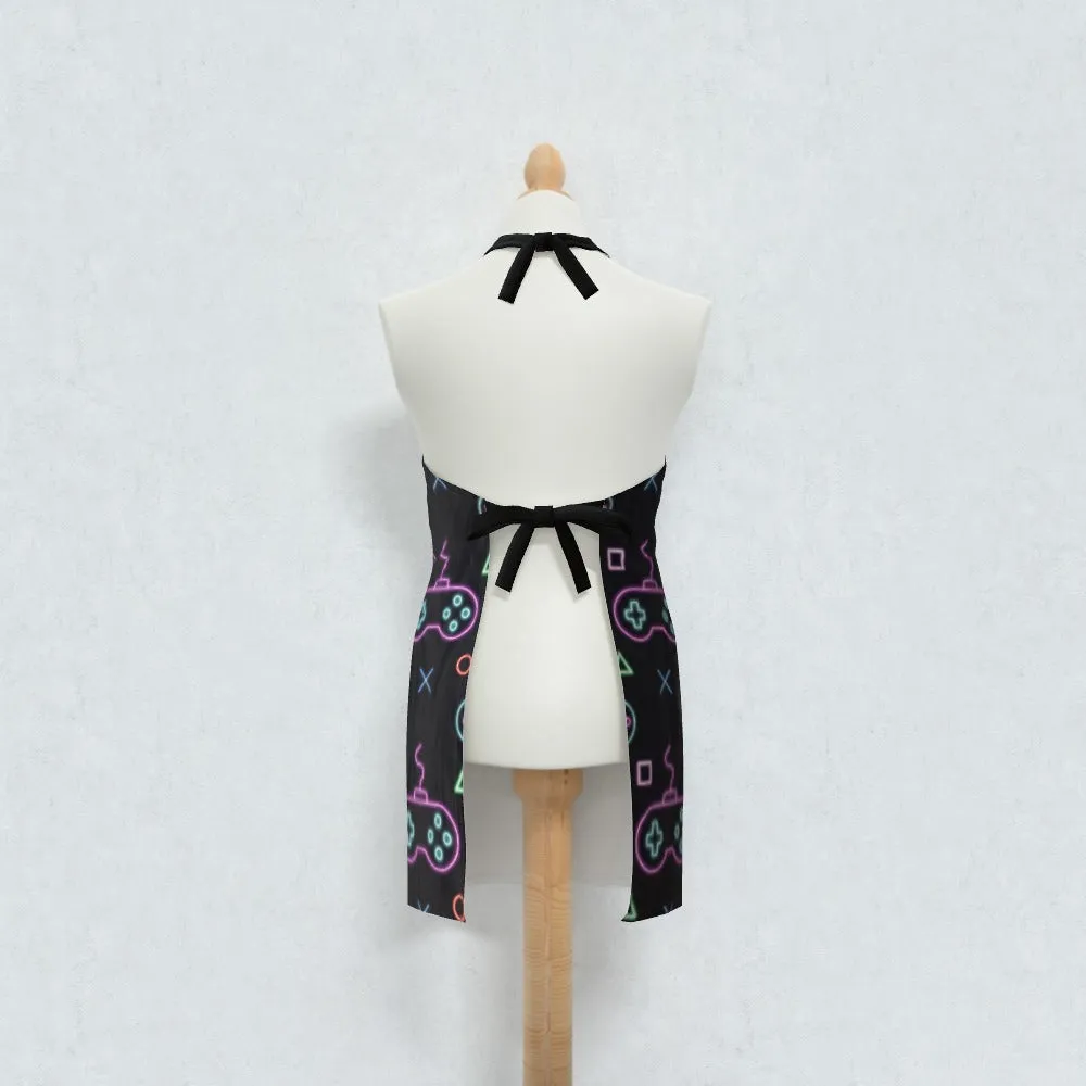 Apron - Gaming Neon Black