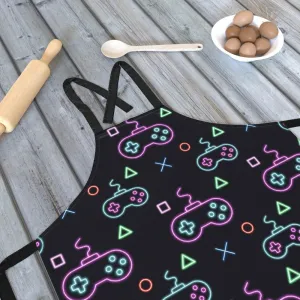 Apron - Gaming Neon Black