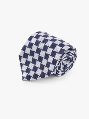 Blue Checkered Tie