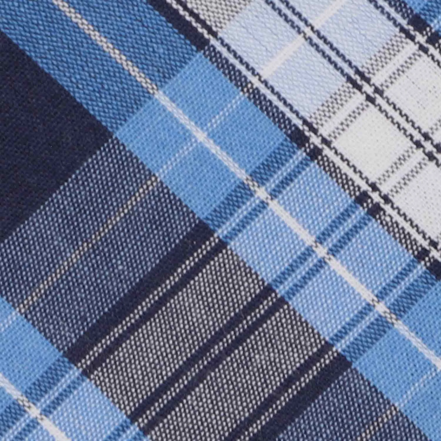 Boys' Blue Plaid Necktie