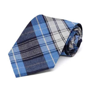 Boys' Blue Plaid Necktie
