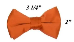 Boys Orange Pre-Tied Bow Tie