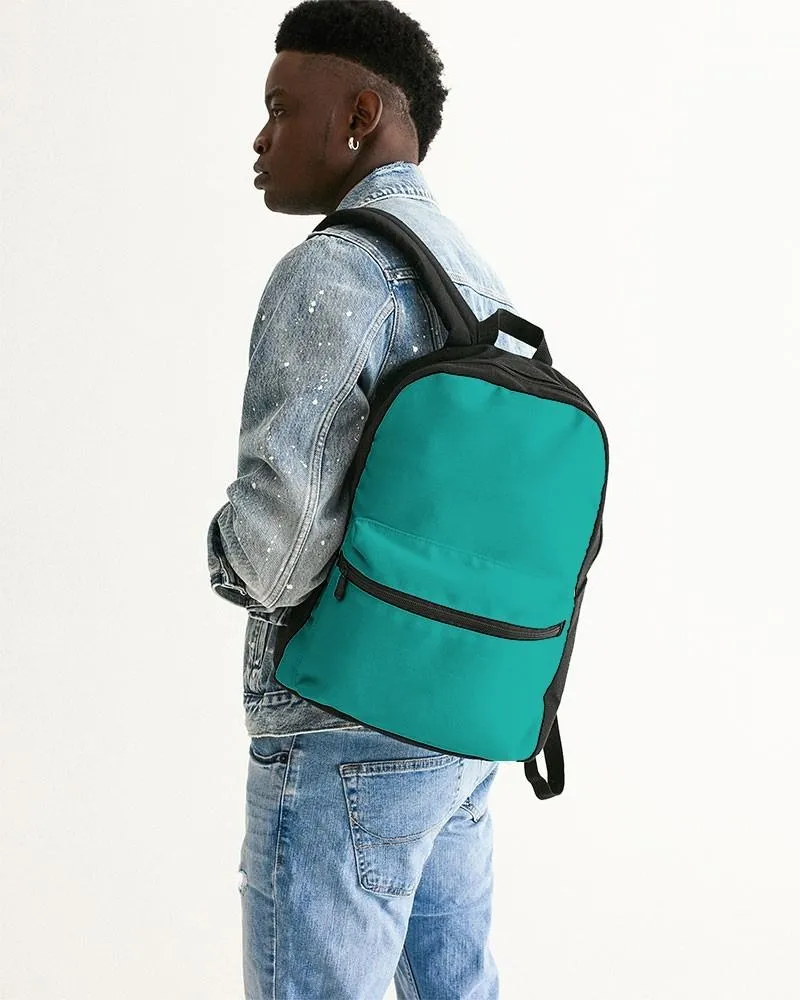 Bright Blue Cool Green Canvas Backpack | Bright Pure Blue Cool Green | C100M0Y50K0
