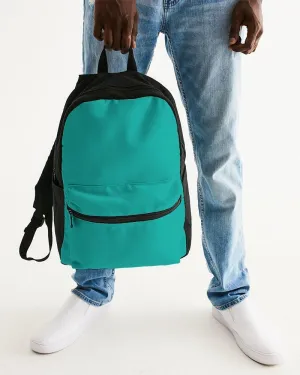 Bright Blue Cool Green Canvas Backpack | Bright Pure Blue Cool Green | C100M0Y50K0