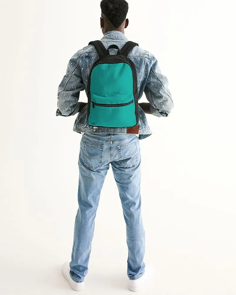 Bright Blue Cool Green Canvas Backpack | Bright Pure Blue Cool Green | C100M0Y50K0