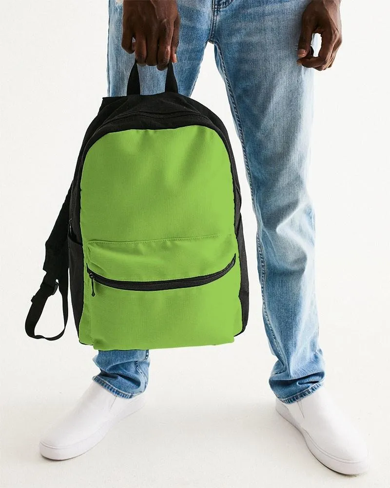 Bright Warm Green Canvas Backpack | Bright Pure Warm Green | C50M0Y100K0