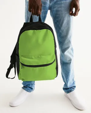 Bright Warm Green Canvas Backpack | Bright Pure Warm Green | C50M0Y100K0