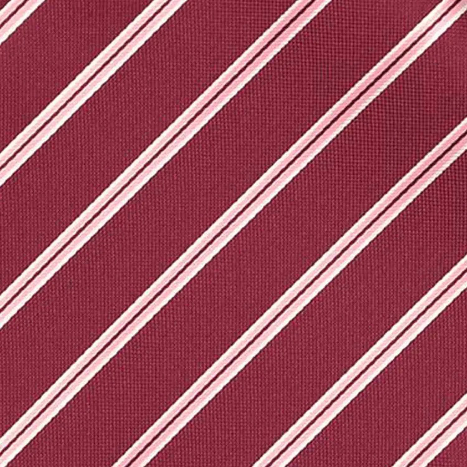 Burgundy Melvin Striped Slim Necktie, 2.5" Width