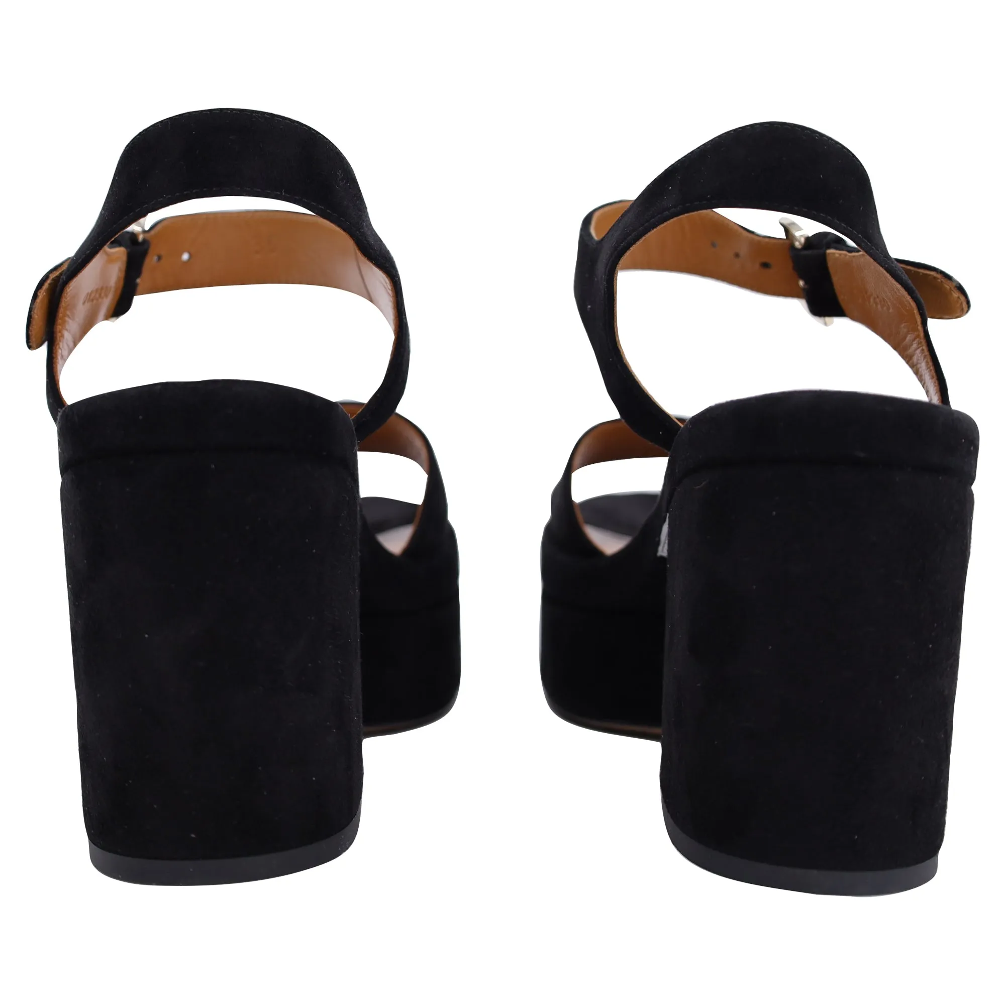Chloe Odina Sandals in Black Suede