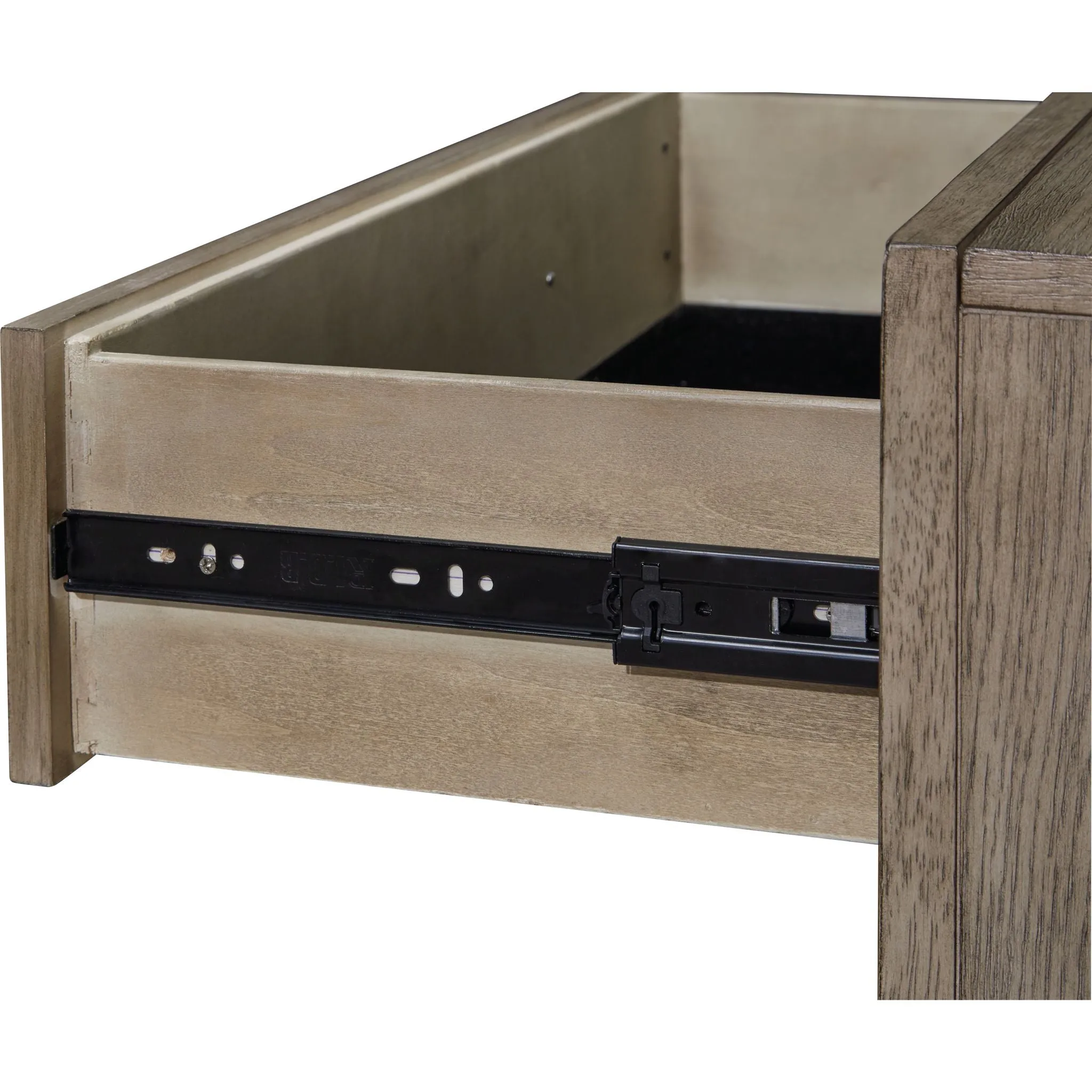 Chrestner Dresser and Mirror - Gray