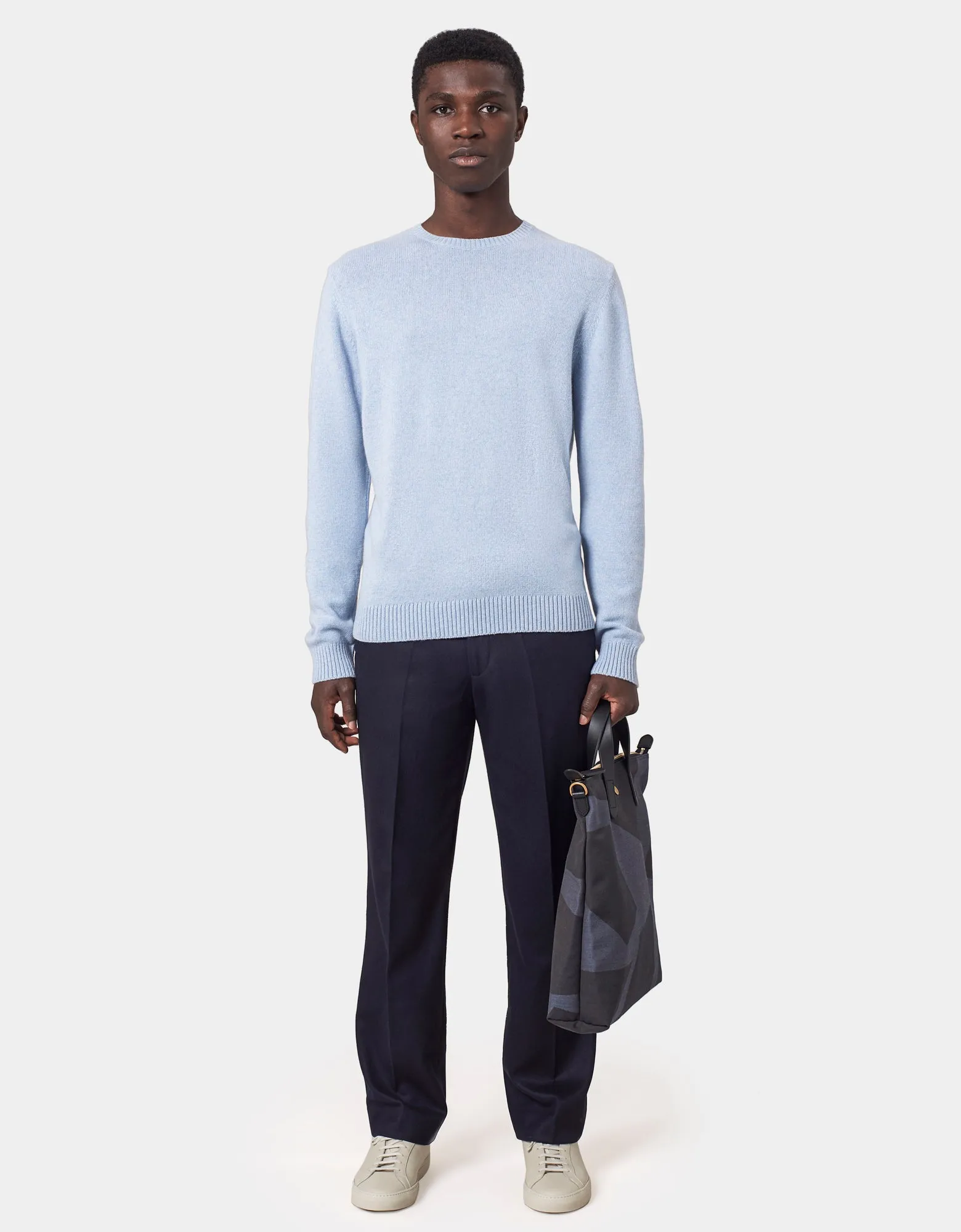 Classic Merino Wool Crew - Warm Taupe