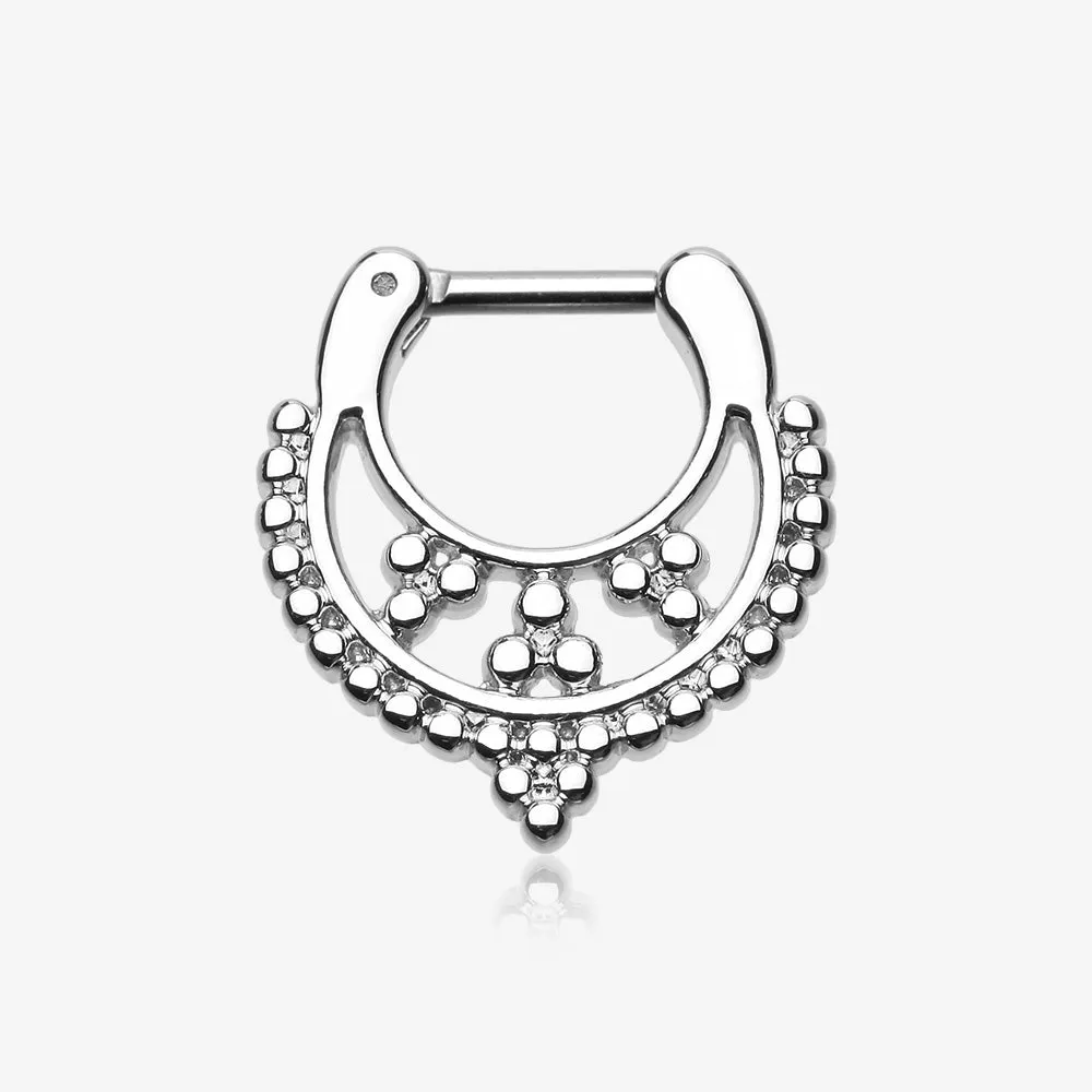 Classic Royal Filigree Septum Clicker