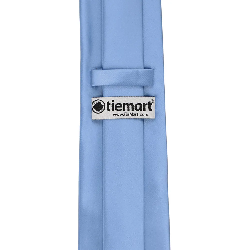 Cornflower Premium Solid Color Necktie