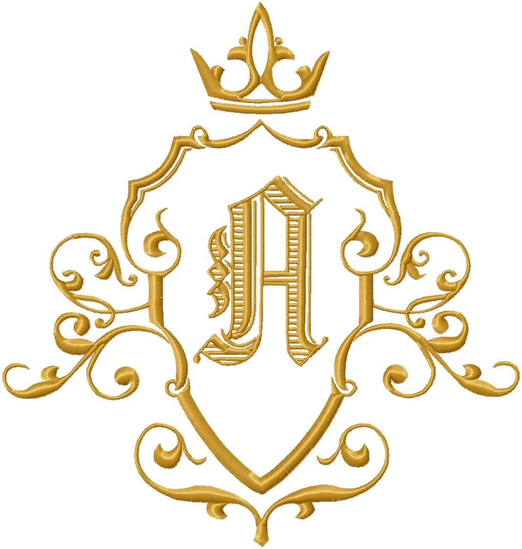 CREST WITH CROWN FRAME