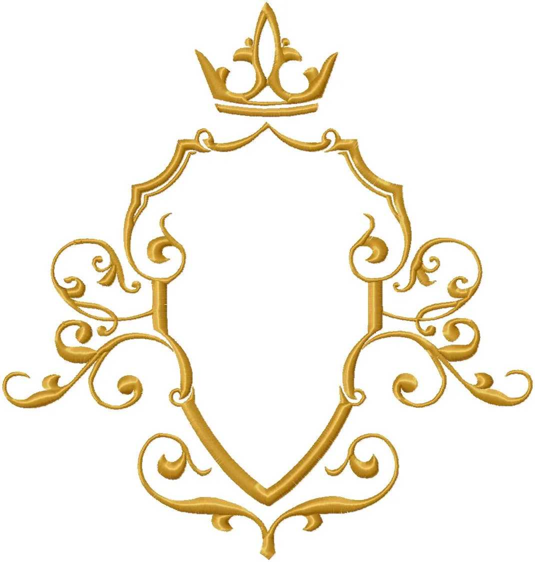 CREST WITH CROWN FRAME
