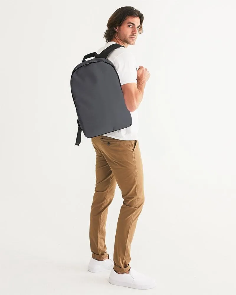Dark Blue Gray Waterproof Backpack | Dark Pale Blue Gray | C10M10Y0K80