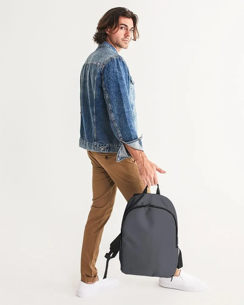 Dark Blue Gray Waterproof Backpack | Dark Pale Blue Gray | C10M10Y0K80