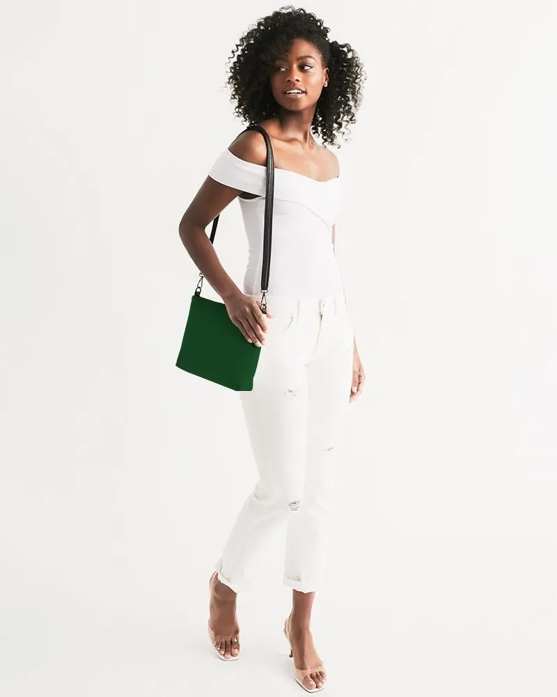 Dark Green Zip Pouch | Dark Pure Green | C100M0Y100K80