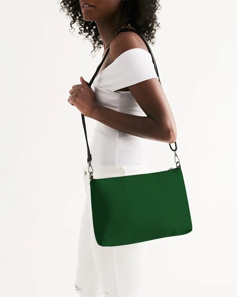 Dark Green Zip Pouch | Dark Pure Green | C100M0Y100K80