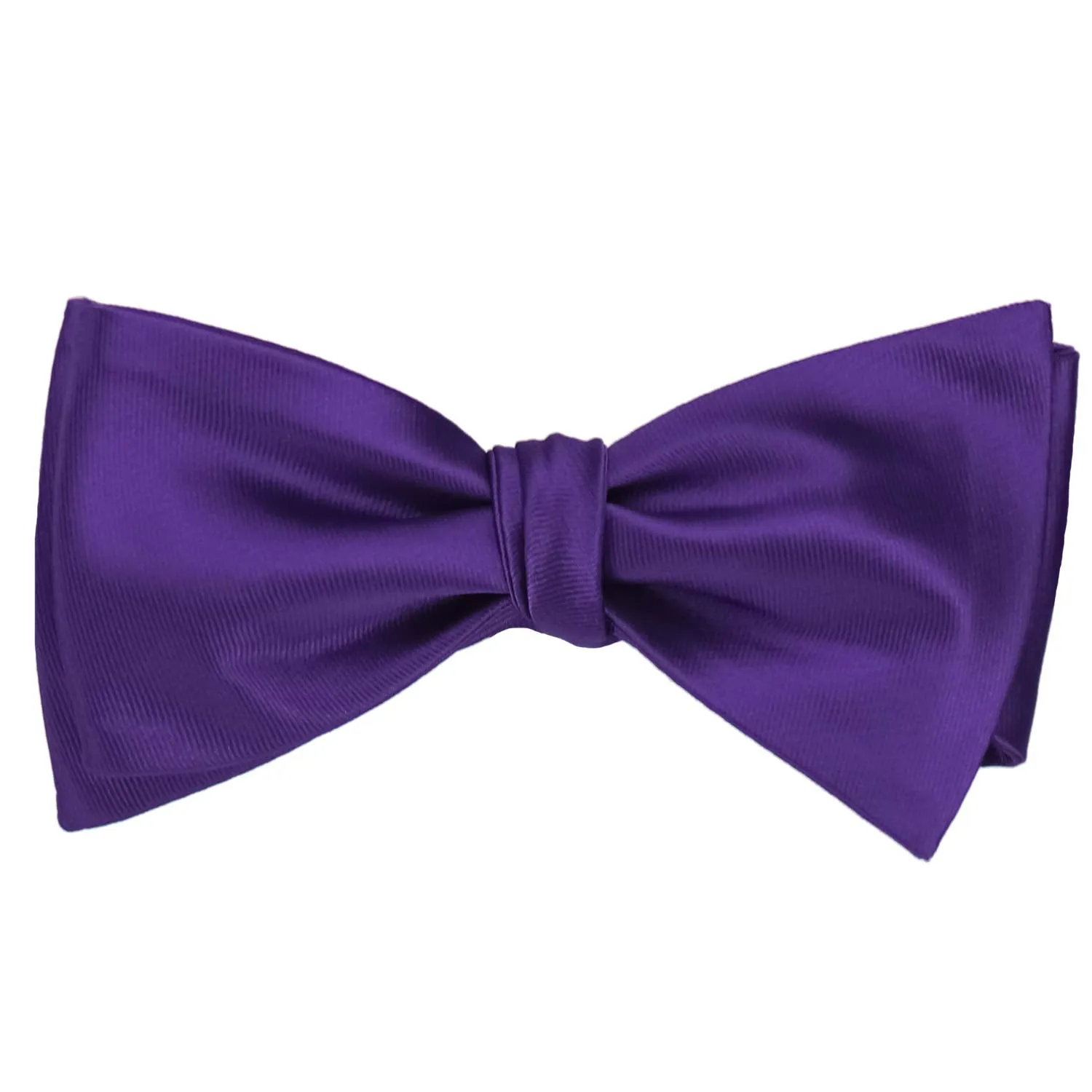 Dark Purple Self-Tie Bow Tie
