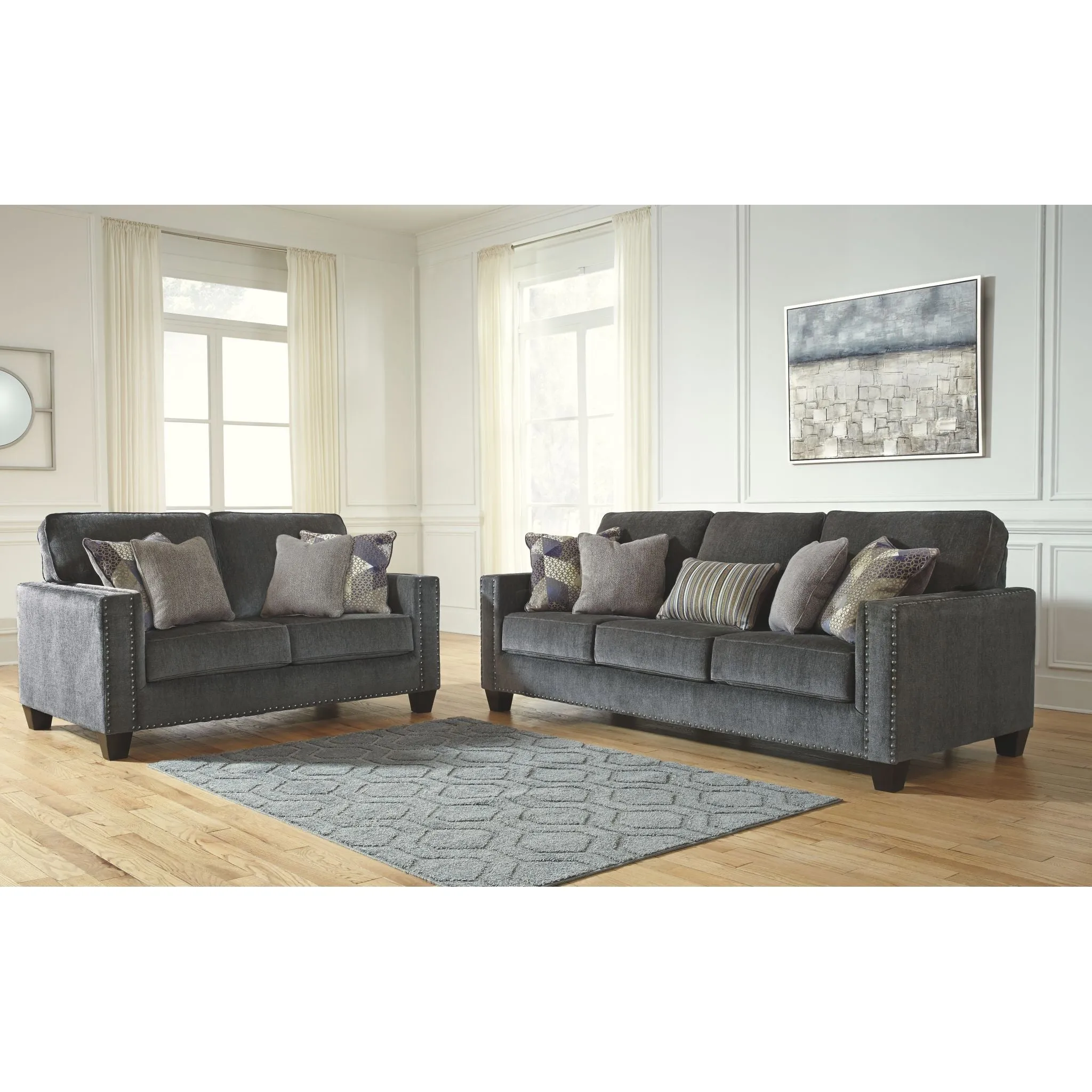 Dilanger Sofa - Smoke