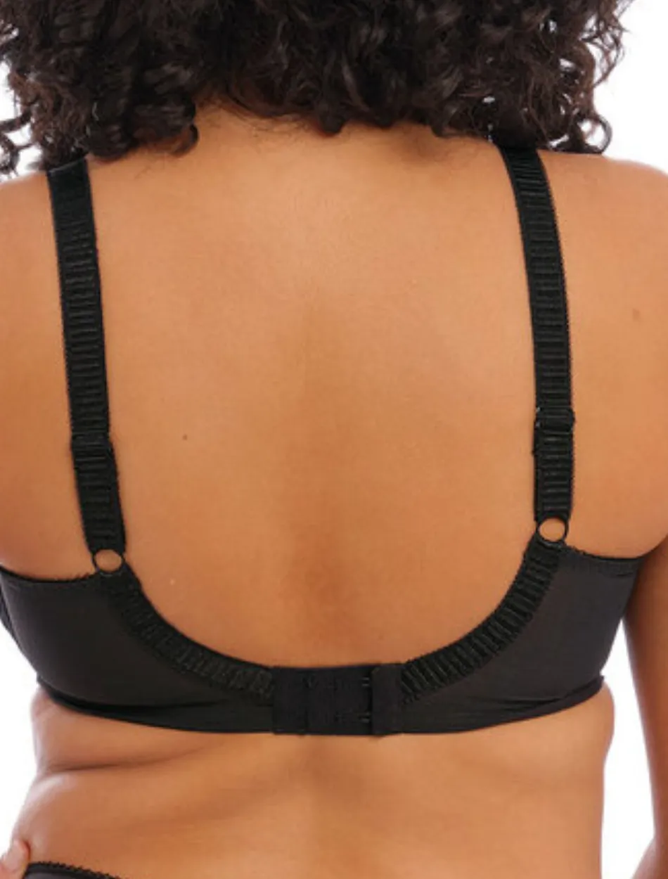 Elomi Cate Underwire Full Cup Banded Bra, Black | Black Elomi Bra | Black Underwire Bra