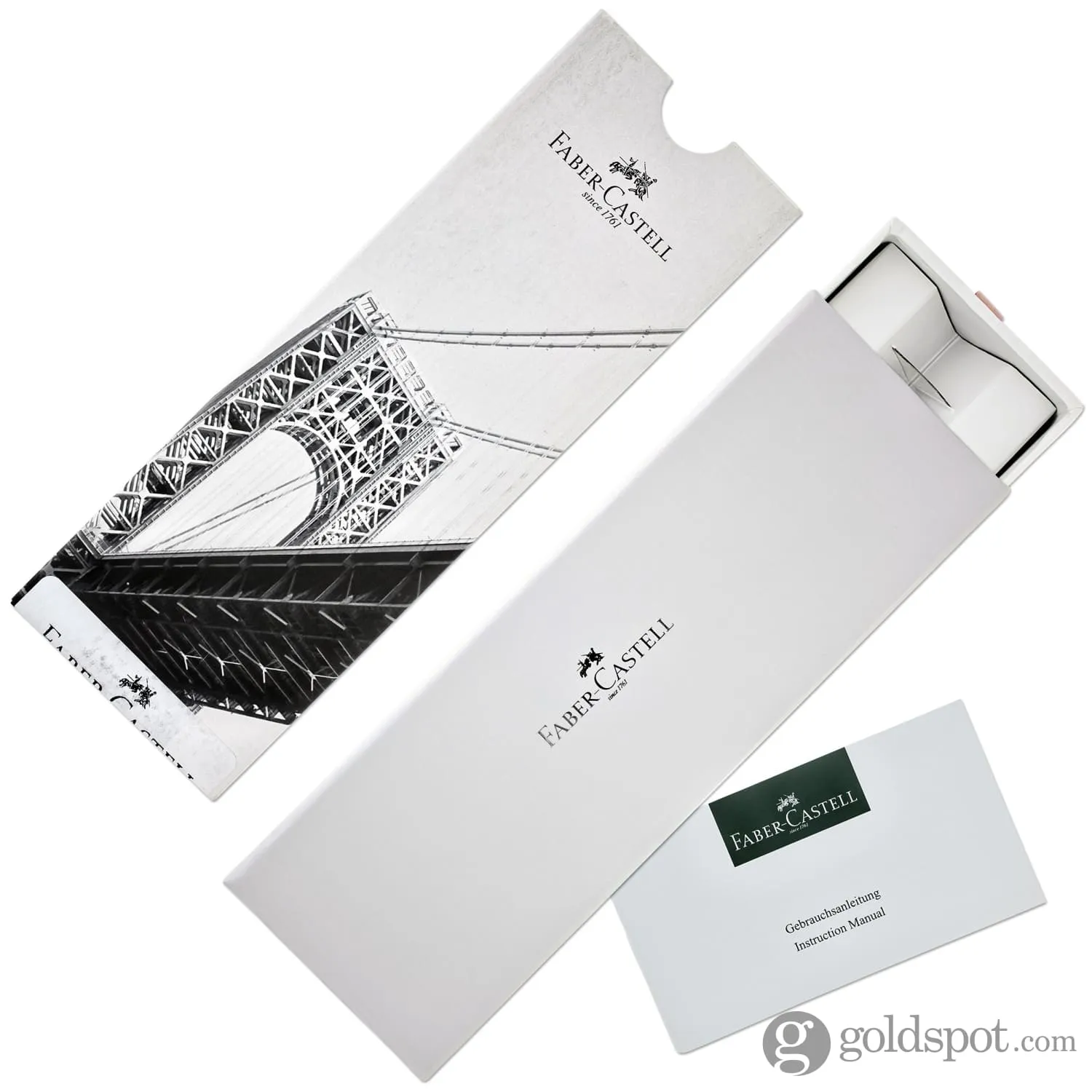 Faber-Castell Design Neo Slim Aluminum Ballpoint Pen in Gunmetal