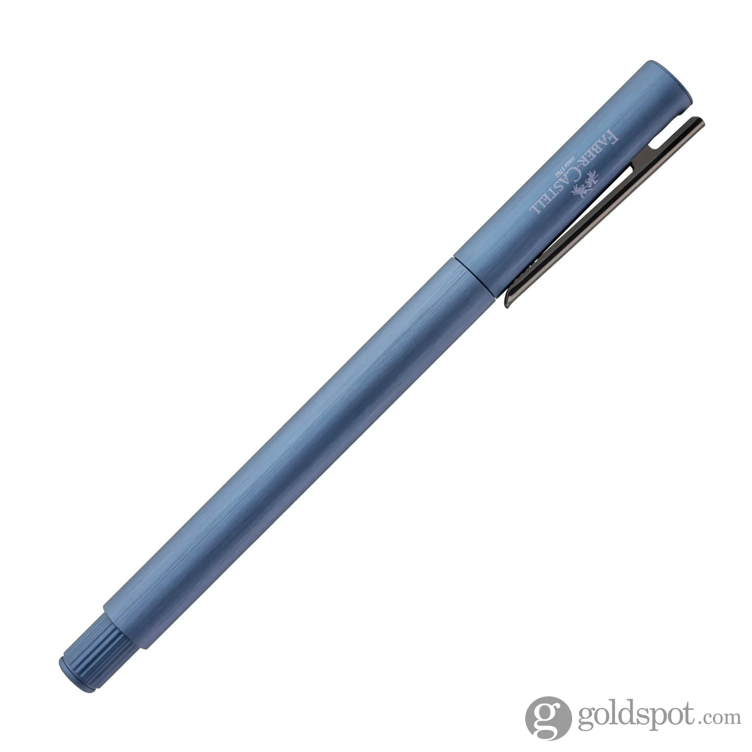 Faber-Castell Design Neo Slim Aluminum Rollerball Pen in Dark Blue