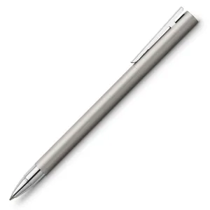 Faber-Castell Design Neo Slim Rollerball Pen in Stainless Steel Matte
