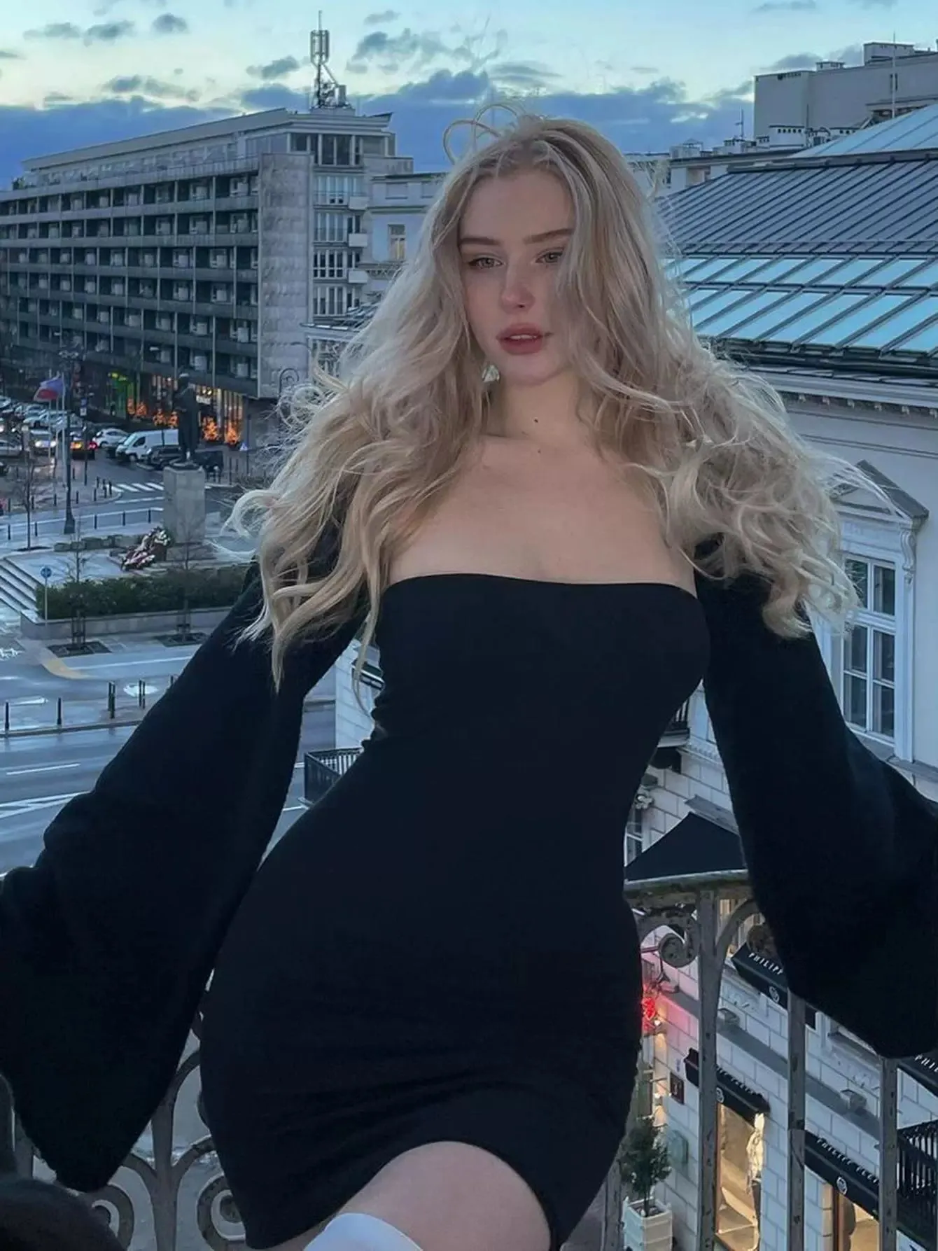 Flytonn-Christmas Outfits New Year's Eve Dress Night Out Club Dresses cute winter outfits Stefania Two Piece Dress