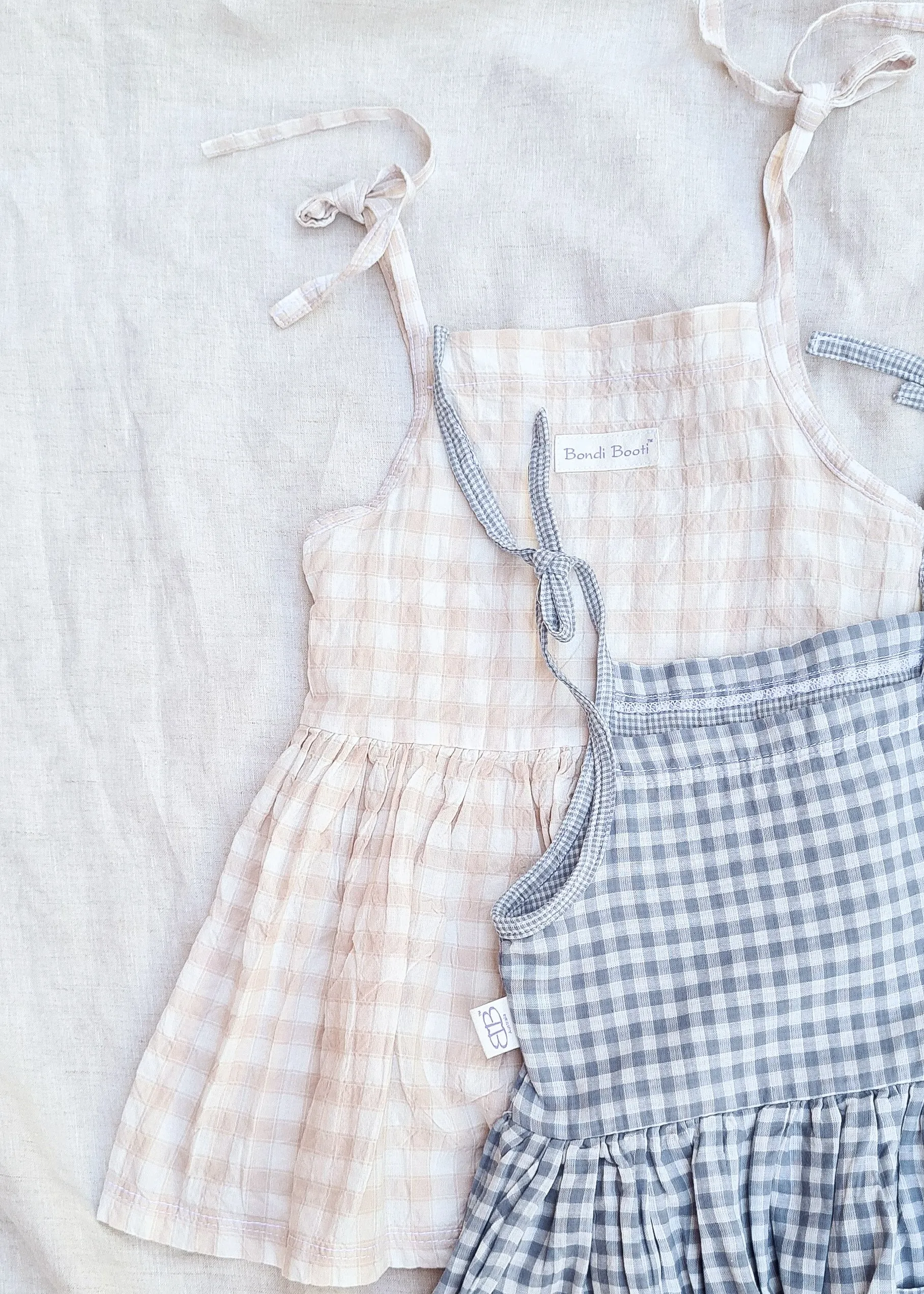 Gingham Picnic Dress - Blue