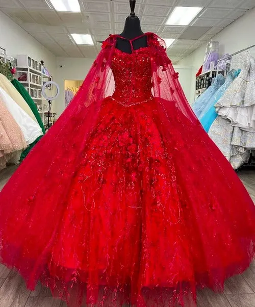 Gorgeous Sweetheart Off The Shoulder Red Quinceanera Dress