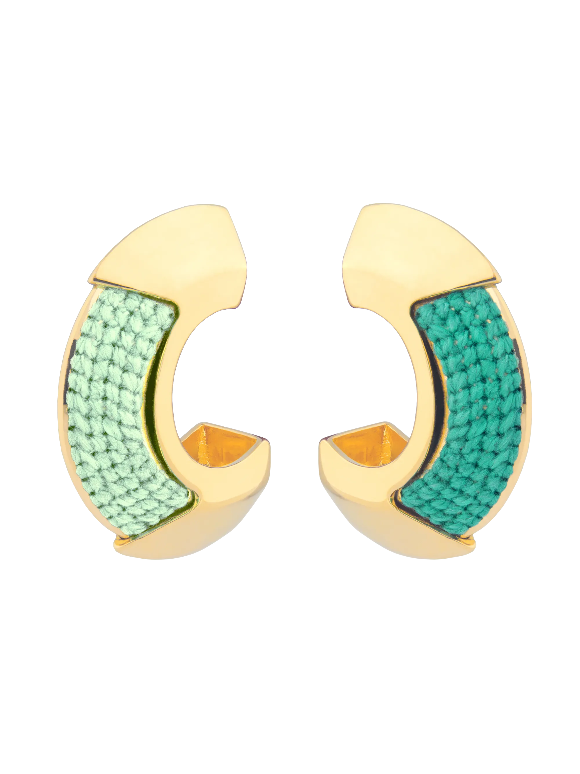 Green Memoria Earrings