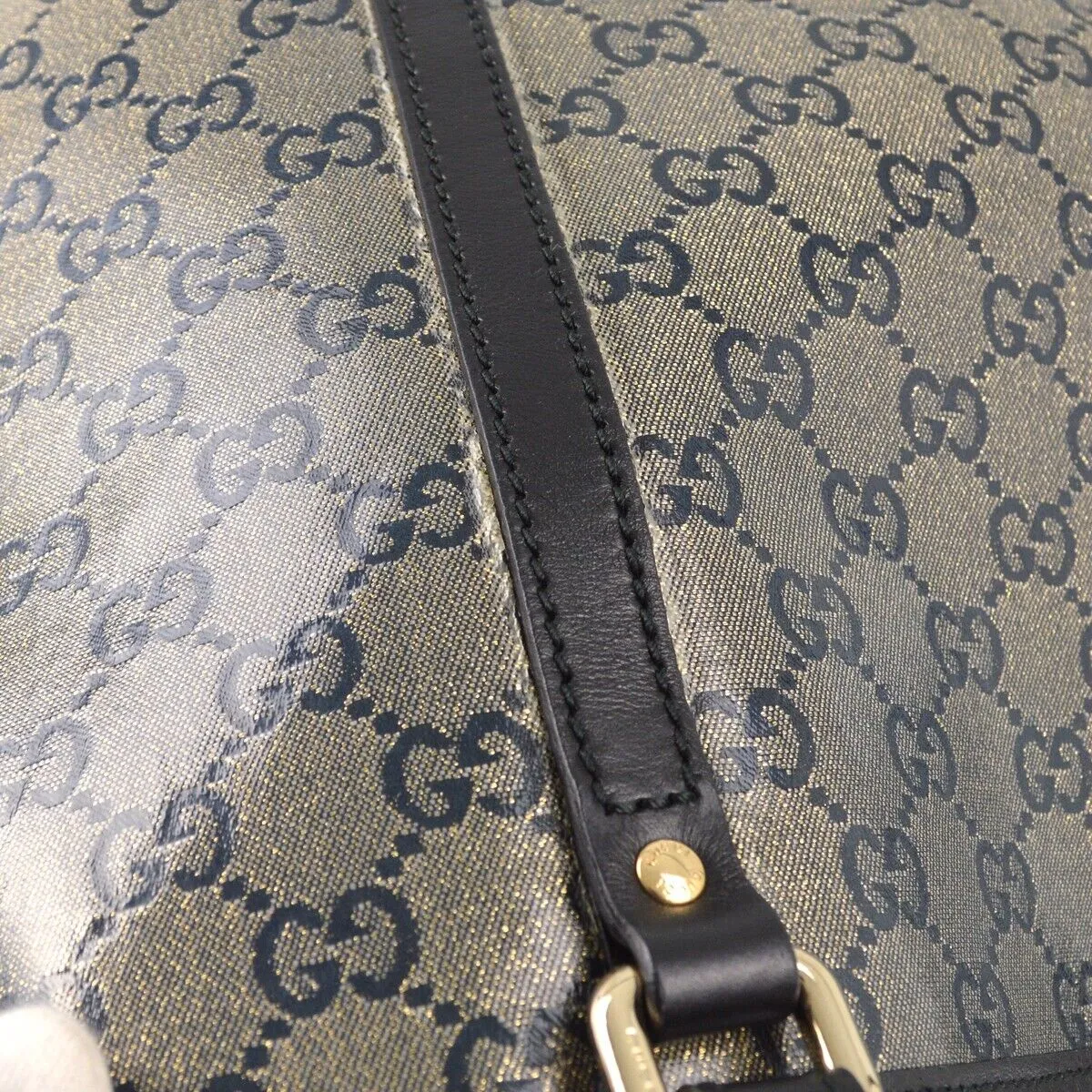 Gucci Gray Gg Tote Handbag