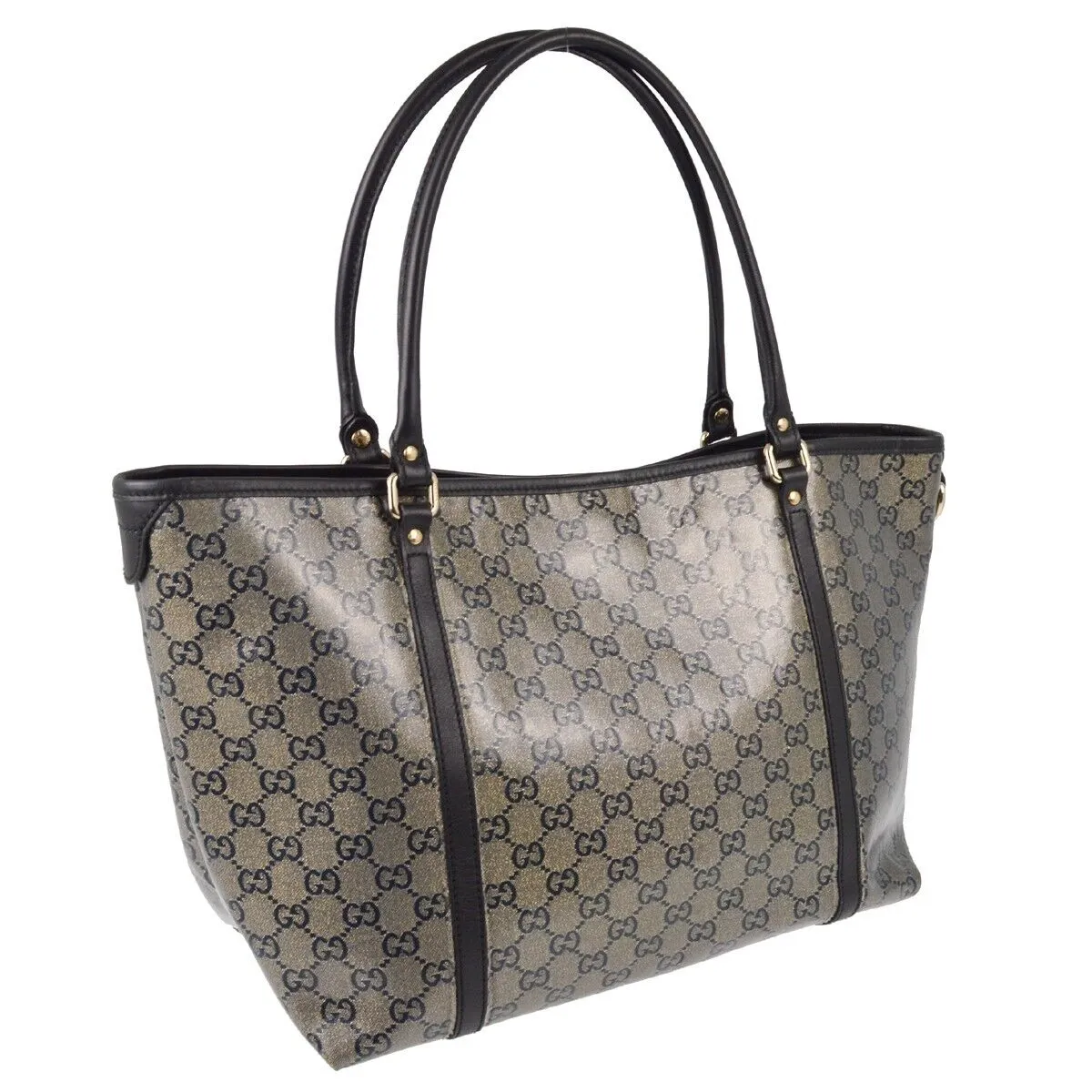 Gucci Gray Gg Tote Handbag