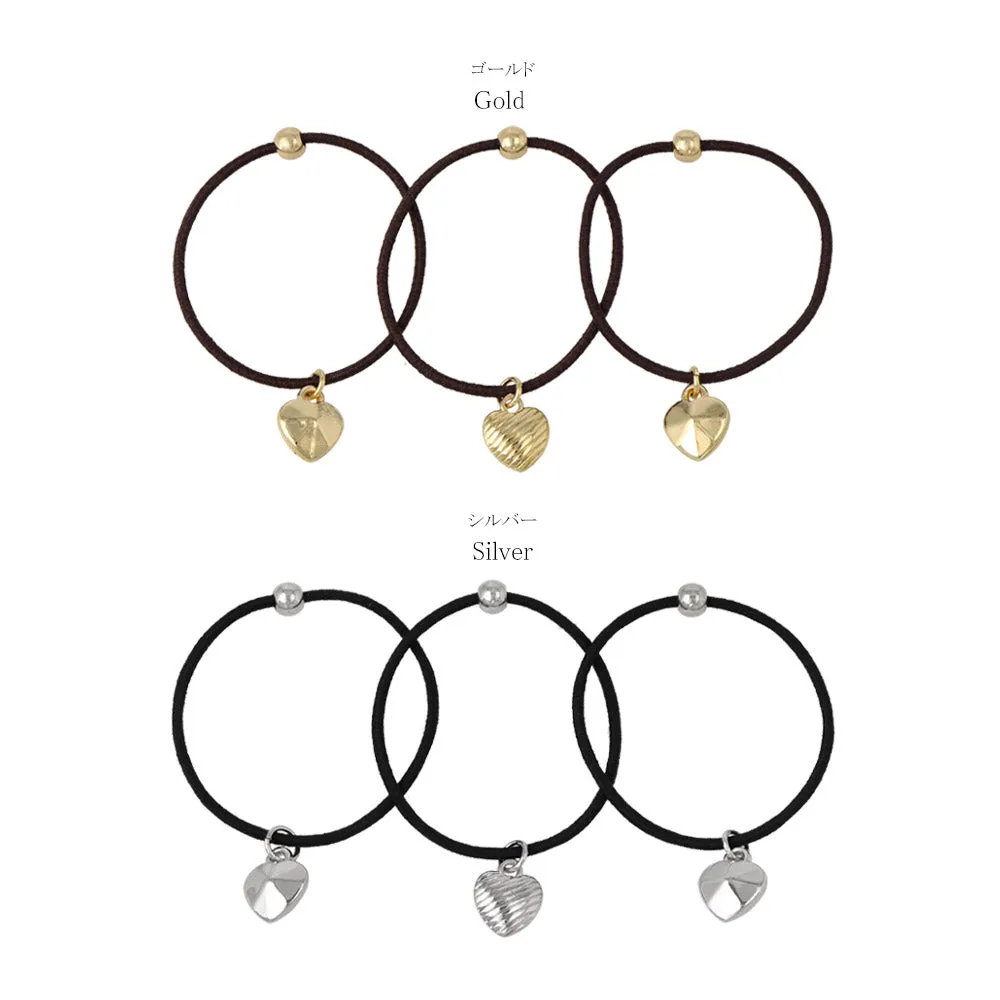 Heart Hair Tie Pack