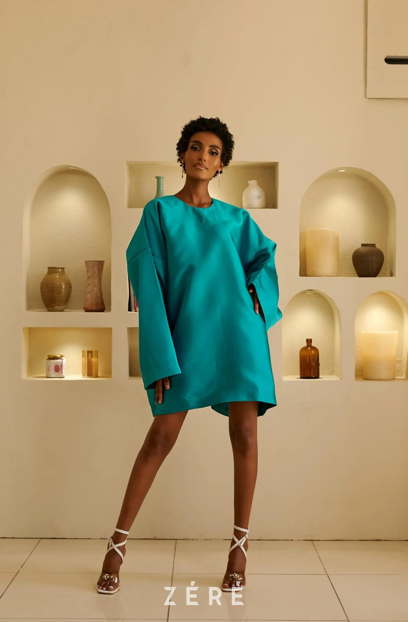 Hue By Idera Supreme Dress (Blue)