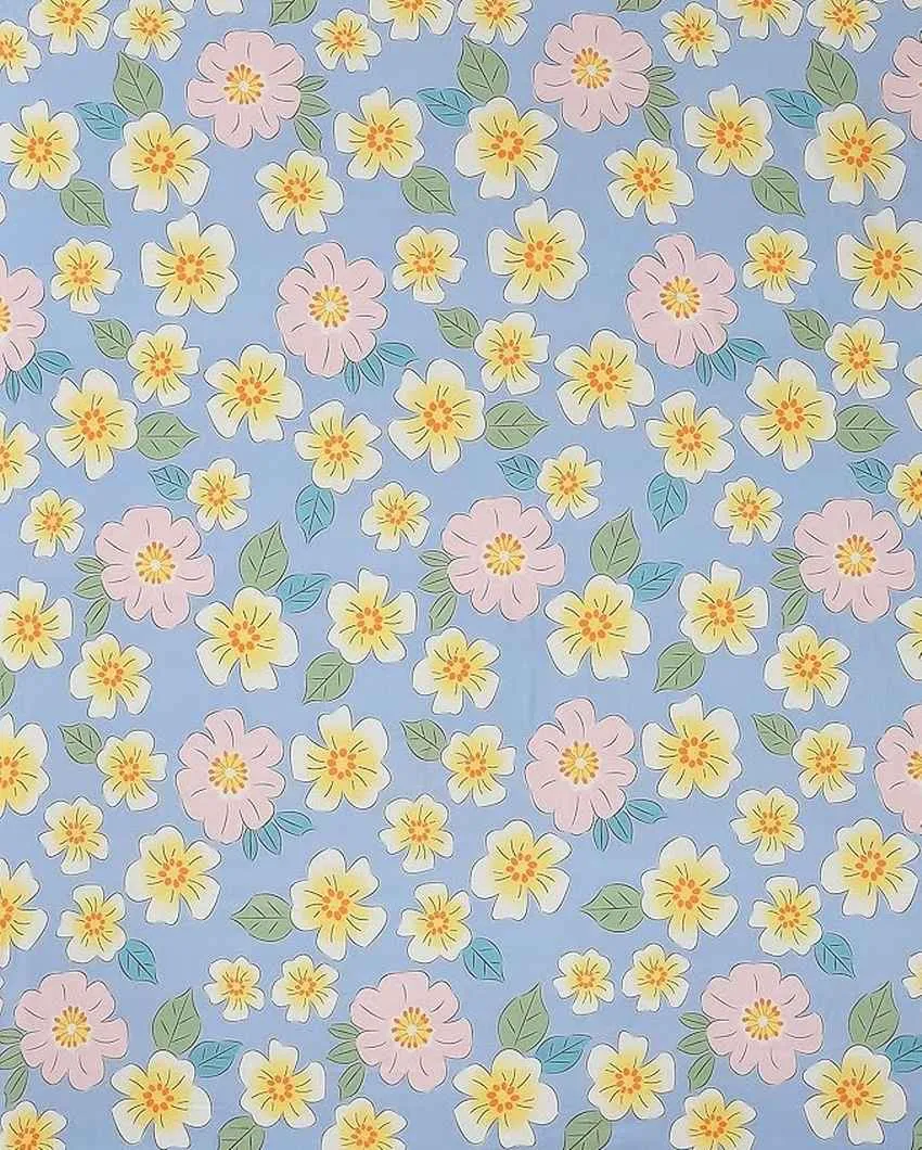 Hue Flower Printed Kids Comfy Quilts Cover With Zipper