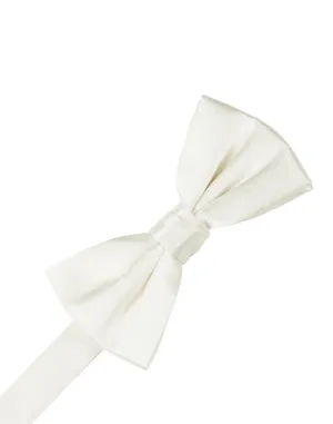Ivory Noble Silk Bow Tie
